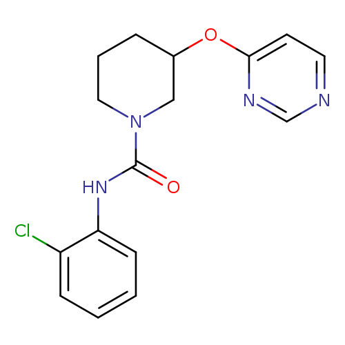 N-(2-chlorophenyl)-3-(pyrimidin-4-yloxy)piperidine-1-carboxamide