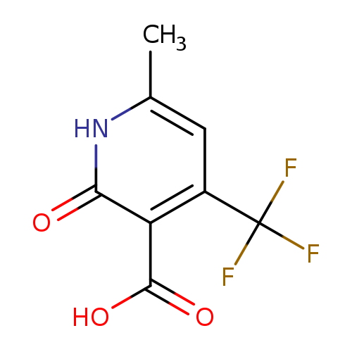 3-Pyridinecarboxylic acid, 1,2-dihydro-6-methyl-2-oxo-4-(trifluoromethyl)-