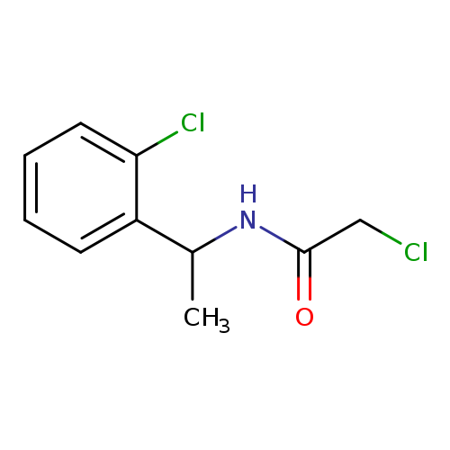 2-CHLORO-N-[1-(2-CHLOROPHENYL)ETHYL]ACETAMIDE