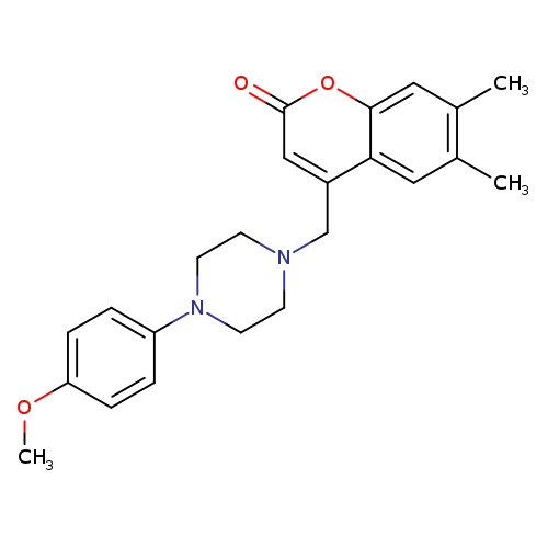 4-{[4-(4-methoxyphenyl)piperazin-1-yl]methyl}-6,7-dimethyl-2H-chromen-2-one