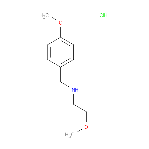 (4-Methoxybenzyl)(2-methoxyethyl)amine hydrochloride