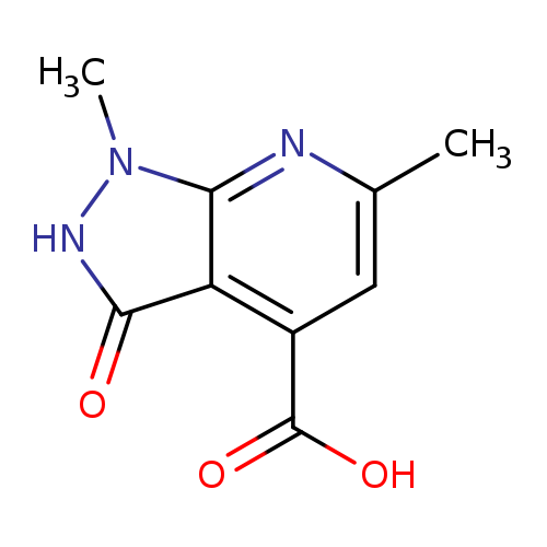 1,6-dimethyl-3-oxo-1H,2H,3H-pyrazolo[3,4-b]pyridine-4-carboxylic acid