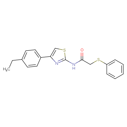 N-[4-(4-ethylphenyl)-1,3-thiazol-2-yl]-2-(phenylsulfanyl)acetamide