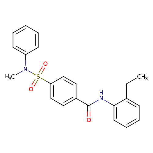 N-(2-ethylphenyl)-4-[methyl(phenyl)sulfamoyl]benzamide
