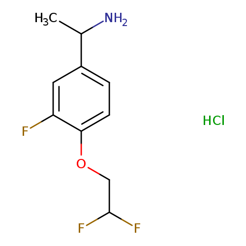 1-[4-(2,2-Difluoro-ethoxy)-3-fluoro-phenyl]-ethylamine hydrochloride