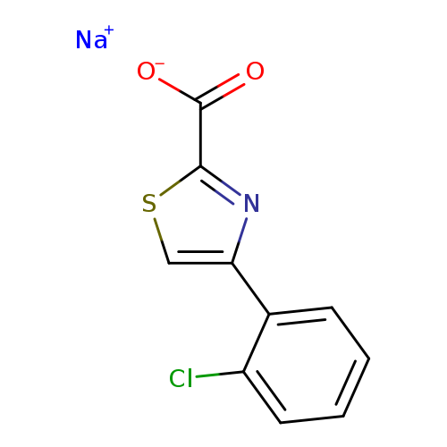Sodium 4-(2-chlorophenyl)-1,3-thiazole-2-carboxylate