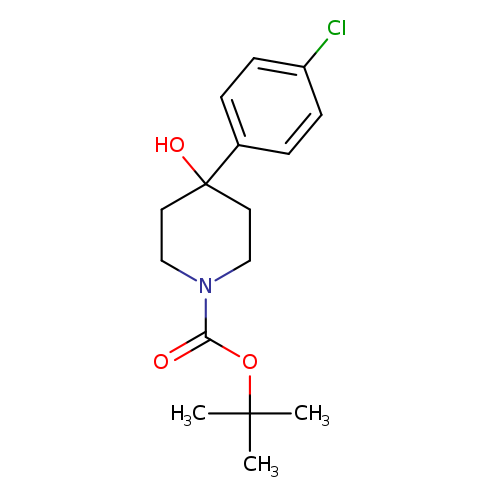 1-N-BOC-4-(4-CHLOROPHENYL)-4-HYDROXYPIPERIDINE