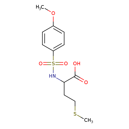 2-(4-methoxybenzenesulfonamido)-4-(methylsulfanyl)butanoic acid