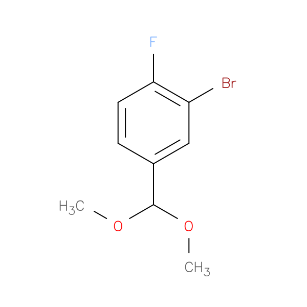 2-bromo-4-(dimethoxymethyl)-1-fluorobenzene