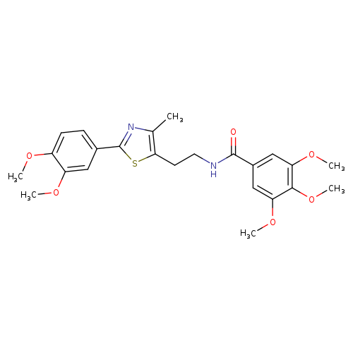 N-{2-[2-(3,4-dimethoxyphenyl)-4-methyl-1,3-thiazol-5-yl]ethyl}-3,4,5-trimethoxybenzamide