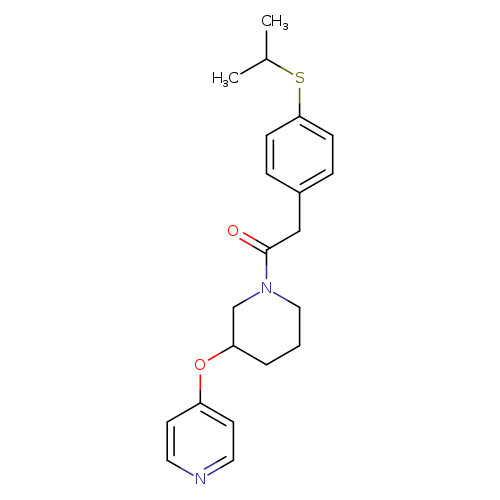 2-[4-(propan-2-ylsulfanyl)phenyl]-1-[3-(pyridin-4-yloxy)piperidin-1-yl]ethan-1-one