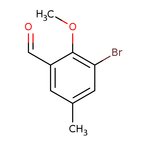 Benzaldehyde, 3-bromo-2-methoxy-5-methyl-