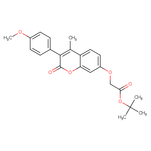 tert-butyl 2-{[3-(4-methoxyphenyl)-4-methyl-2-oxo-2H-chromen-7-yl]oxy}acetate