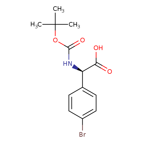 (2R)-2-[(TERT-BUTOXY)CARBONYLAMINO]-2-(4-BROMOPHENYL)ACETIC ACID