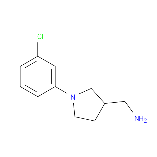 [1-(3-chlorophenyl)pyrrolidin-3-yl]methanamine