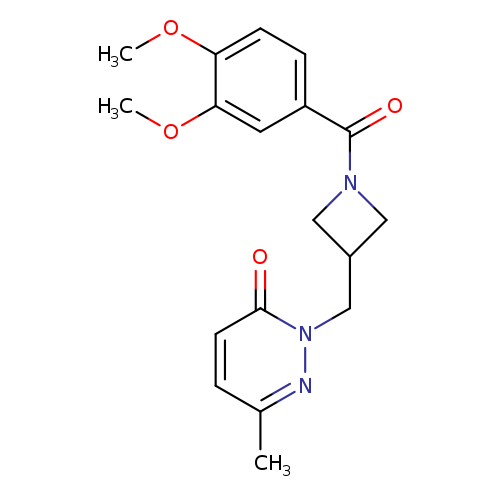 2-{[1-(3,4-dimethoxybenzoyl)azetidin-3-yl]methyl}-6-methyl-2,3-dihydropyridazin-3-one