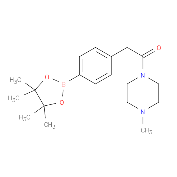 1-(4-Methylpiperazin-1-yl)-2-(4-(4,4,5,5-tetramethyl-1,3,2-dioxaborolan-2-yl)phenyl)ethanone