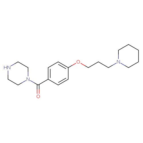 Piperazine, 1-[4-[3-(1-piperidinyl)propoxy]benzoyl]-, dihydrochloride
