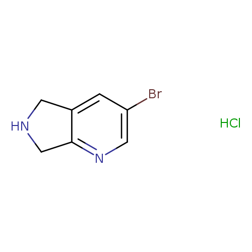 5H-Pyrrolo[3,4-b]pyridine, 3-bromo-6,7-dihydro-, hydrochloride (1:1)
