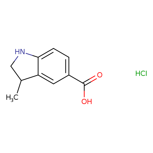 3-methyl-2,3-dihydro-1H-indole-5-carboxylic acid hydrochloride