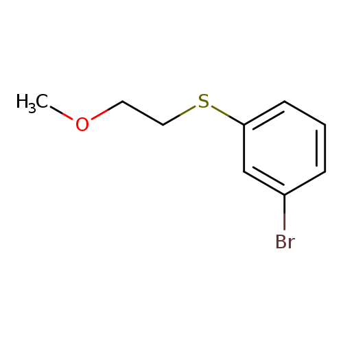 1-Bromo-3-[(2-methoxyethyl)thio]-benzene