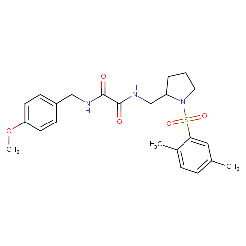 N-{[1-(2,5-dimethylbenzenesulfonyl)pyrrolidin-2-yl]methyl}-N'-[(4-methoxyphenyl)methyl]ethanediamide