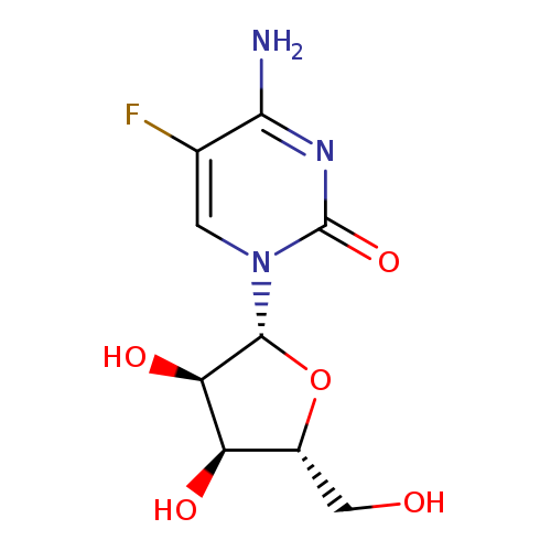 4-Amino-1-((2R,3R,4S,5R)-3,4-dihydroxy-5-(hydroxymethyl)tetrahydrofuran-2-yl)-5-fluoropyrimidin-2(1H)-one