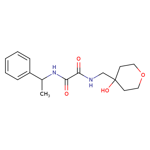 N-[(4-hydroxyoxan-4-yl)methyl]-N'-(1-phenylethyl)ethanediamide