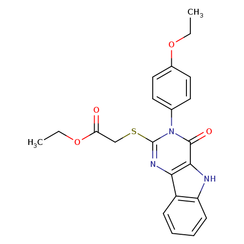 ethyl 2-{[3-(4-ethoxyphenyl)-4-oxo-3H,4H,5H-pyrimido[5,4-b]indol-2-yl]sulfanyl}acetate