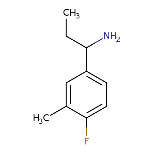 1-(4-FLUORO-3-METHYLPHENYL)PROPAN-1-AMINE