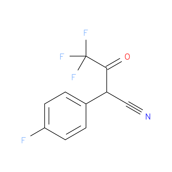 4,4,4-Trifluoro-2-(4-fluorophenyl)-3-oxobutanenitrile