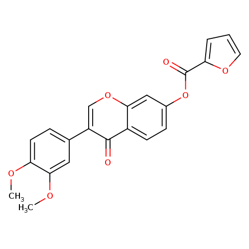 3-(3,4-dimethoxyphenyl)-4-oxo-4H-chromen-7-yl furan-2-carboxylate