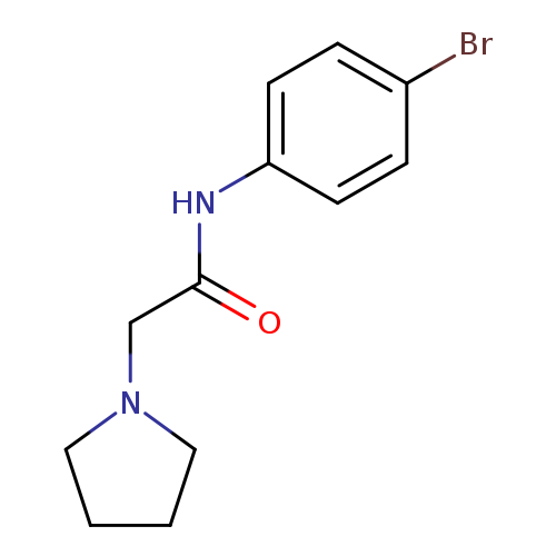 1-Pyrrolidineacetamide, N-(4-bromophenyl)-