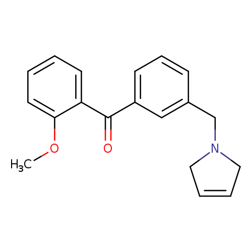 (3-((2,5-Dihydro-1H-pyrrol-1-yl)methyl)phenyl)(2-methoxyphenyl)methanone