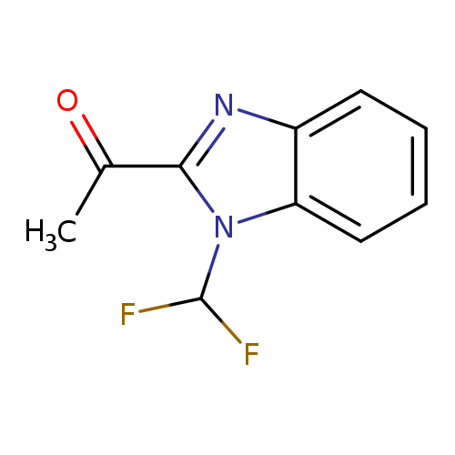 1-[1-(difluoromethyl)-1H-1,3-benzodiazol-2-yl]ethan-1-one