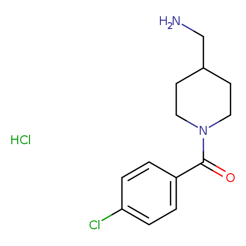 [4-(Aminomethyl)-1-piperidyl]-(4-chlorophenyl)methanonehydrochloride