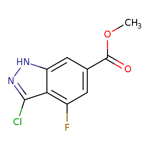 3-CHLORO-4-FLUORO-6-INDAZOLECARBOXYLIC ACID METHYL ESTER