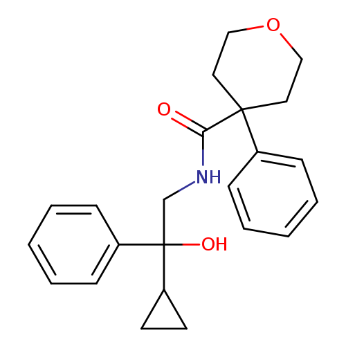 N-(2-cyclopropyl-2-hydroxy-2-phenylethyl)-4-phenyloxane-4-carboxamide