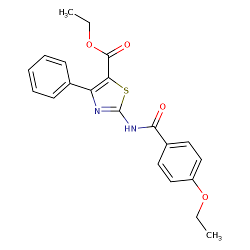 ethyl 2-(4-ethoxybenzamido)-4-phenyl-1,3-thiazole-5-carboxylate