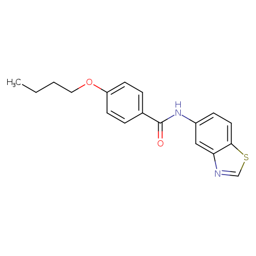 N-(1,3-benzothiazol-5-yl)-4-butoxybenzamide