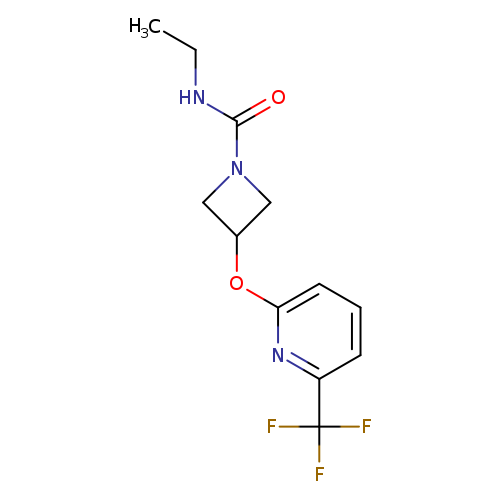 N-ethyl-3-{[6-(trifluoromethyl)pyridin-2-yl]oxy}azetidine-1-carboxamide
