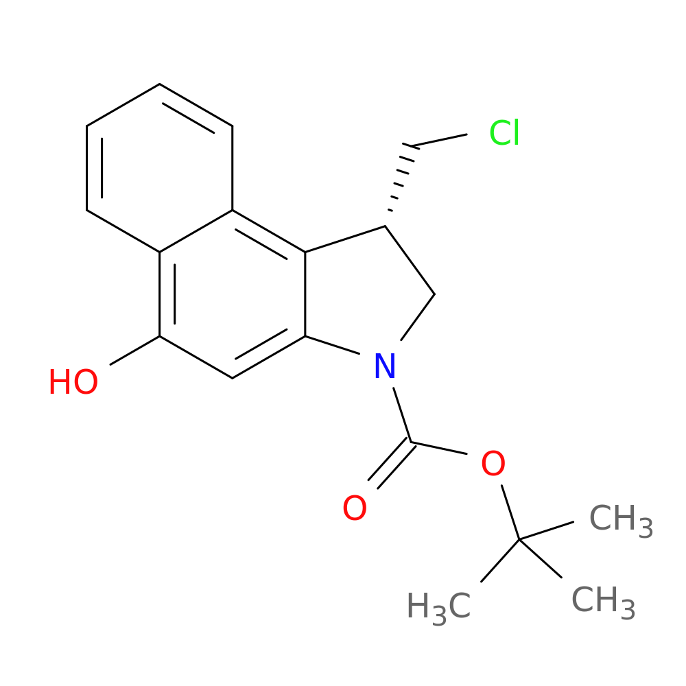(S)-TERT-BUTYL 1-(CHLOROMETHYL)-5-HYDROXY-1H-BENZO[E]INDOLE-3(2H)-CARBOXYLATE