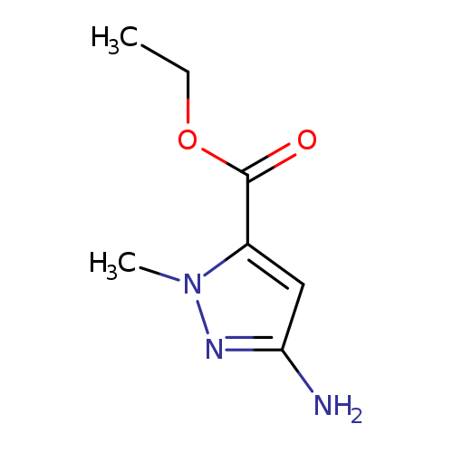 1H-Pyrazole-5-carboxylic acid, 3-amino-1-methyl-, ethyl ester