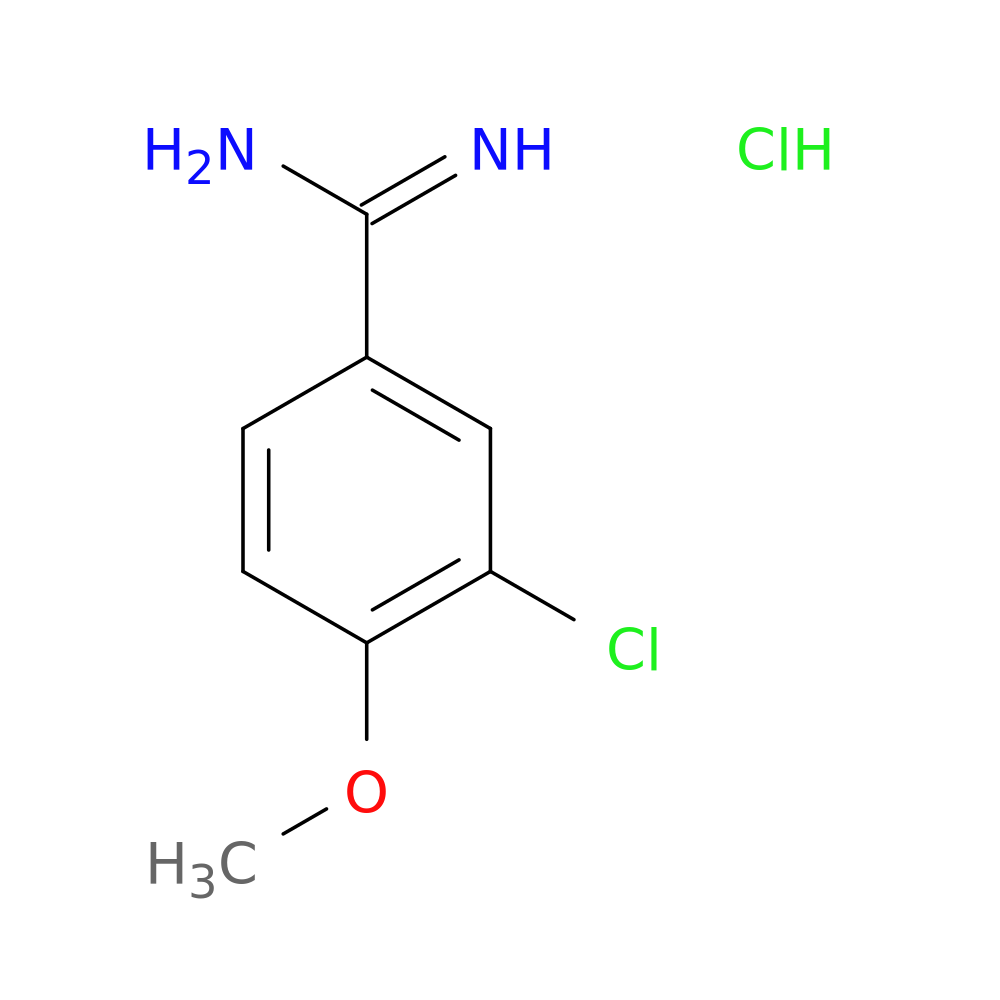 3-Chloro-4-methoxybenzimidamide hydrochloride