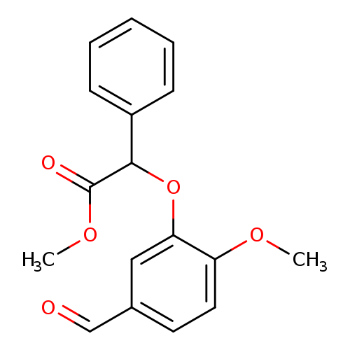 METHYL 2-(5-FORMYL-2-METHOXYPHENOXY)-2-PHENYLACETATE