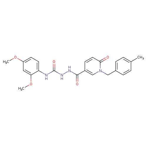 N-{[(2,4-dimethoxyphenyl)carbamoyl]amino}-1-[(4-methylphenyl)methyl]-6-oxo-1,6-dihydropyridine-3-carboxamide