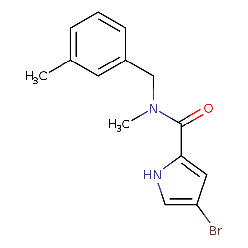 4-bromo-N-methyl-N-[(3-methylphenyl)methyl]-1H-pyrrole-2-carboxamide