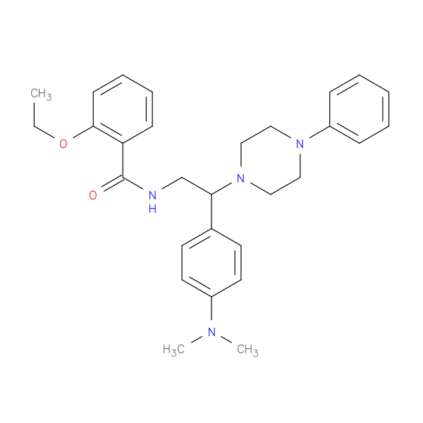N-{2-[4-(dimethylamino)phenyl]-2-(4-phenylpiperazin-1-yl)ethyl}-2-ethoxybenzamide