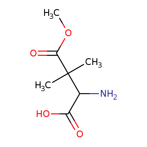 2-Amino-4-methoxy-3,3-dimethyl-4-oxobutanoicAcid