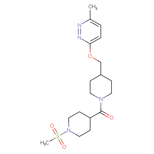 3-{[1-(1-methanesulfonylpiperidine-4-carbonyl)piperidin-4-yl]methoxy}-6-methylpyridazine
